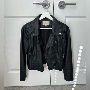 Plenty Vegan Leather Black Jacket